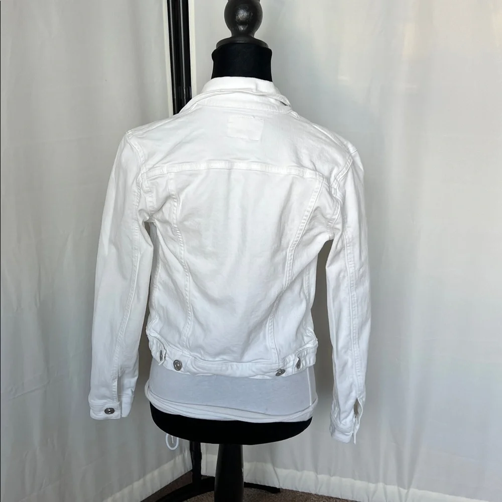 Hudson White Denim Jacket - Picture 6 of 8